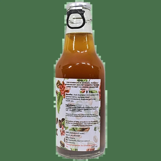 Auora Kombucha White Elefan Kombucha Coffee, 200 Ml