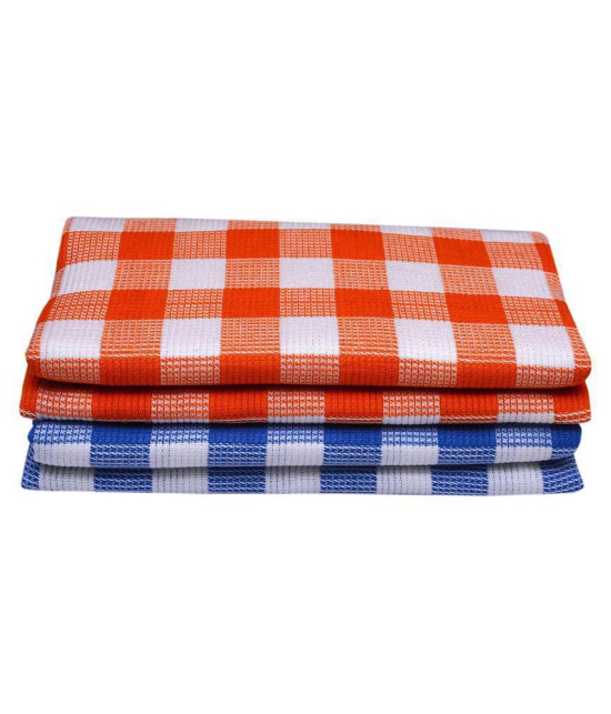 Akhil Set of 4 Cotton Bath Towel Multi - Multi