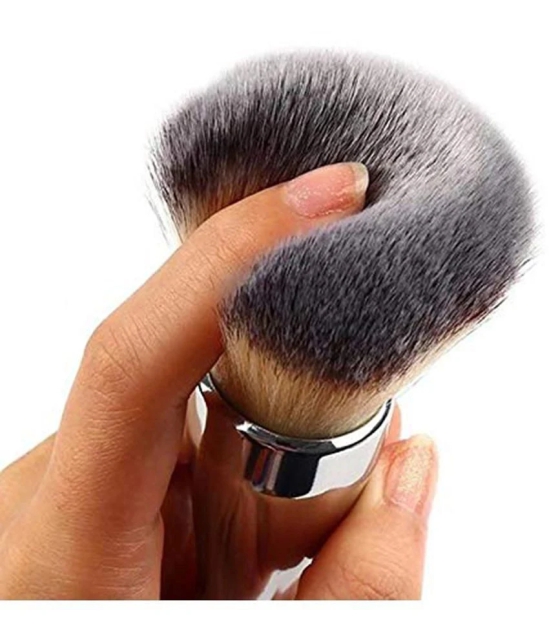 SkinPlus Silver Handle Synthetic Foundation Brush,Concealer Brush 1 Pcs 100 g