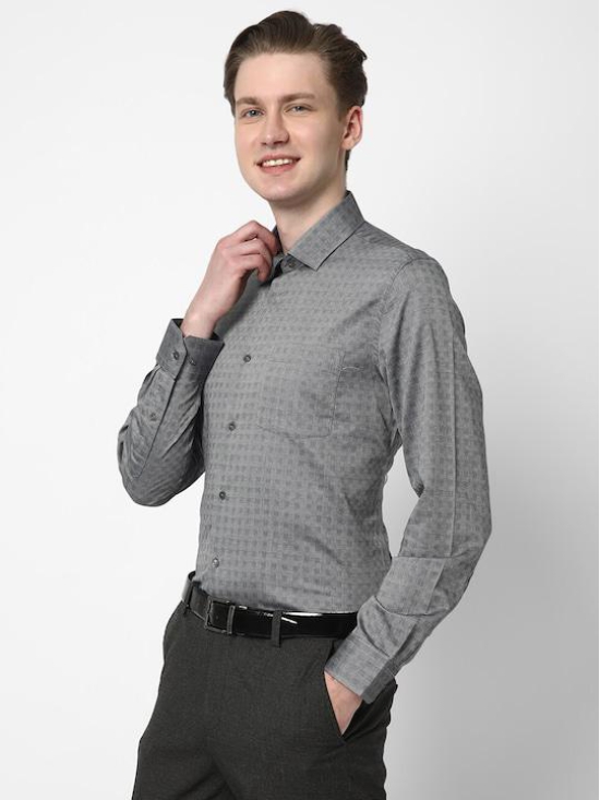 Premium Slim Fit Checked Cotton Formal Shirt