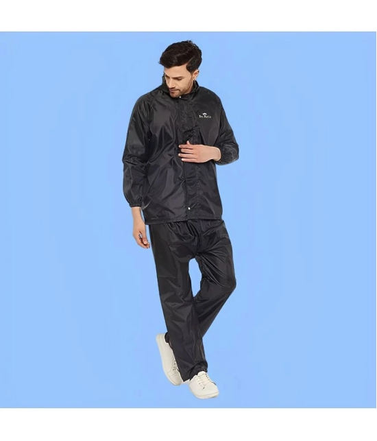 PPTHEFASHIONHUB Black Polyester Mens Raincoat ( Pack of 1 ) - 3XL