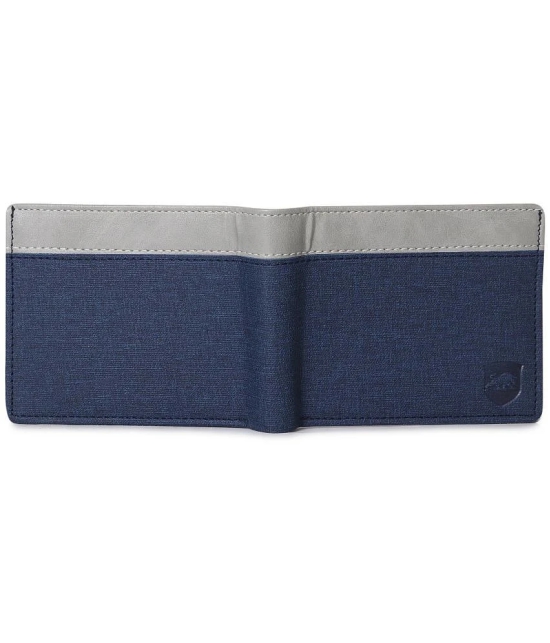 samtroh Blue Fabric Mens Two Fold Wallet ( Pack of 1 ) - Blue