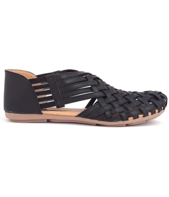 Ishransh Black Womens Casual Ballerinas - None