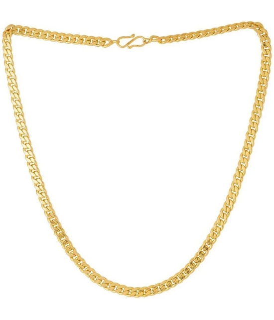 Fashion Frill Gold Plated Chain For Men & Boys - None