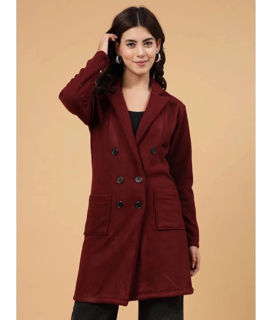 Rigo - Fleece Maroon Over coats - None