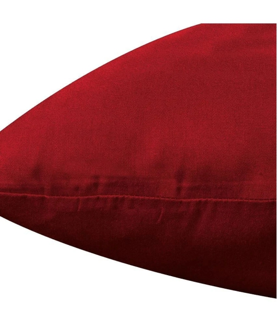 PINDIA Pack of 8 Maroon Pillow Cover - Maroon