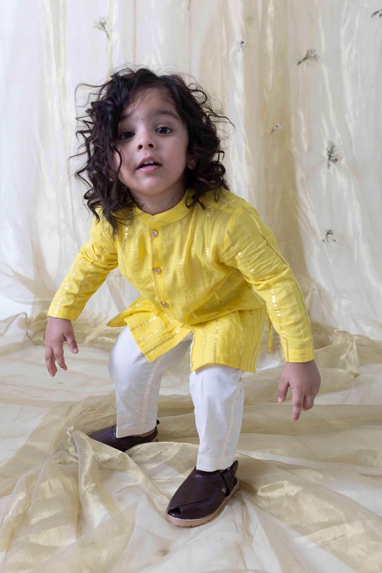 Mast Malang Kurta Set - Yellow 1Y