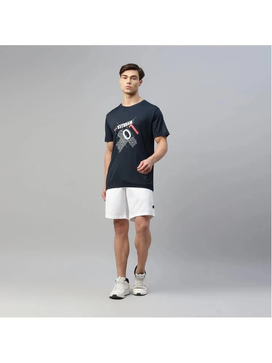 Dida Sportswear Navy Blue Polyester Regular Fit Mens Sports T-Shirt ( Pack of 1 ) - None