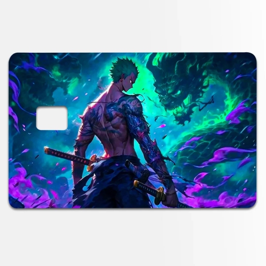 Zoro With Dragon Credit Card Skin