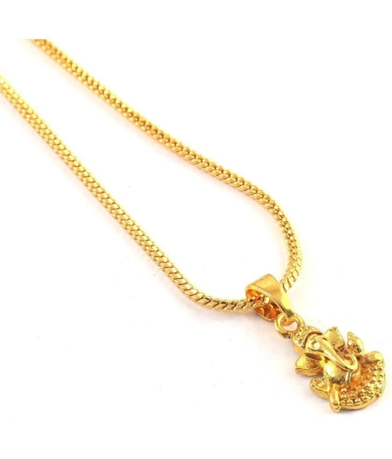 Jewar Mandi - Gold Pendant ( Pack of 1 ) - Gold