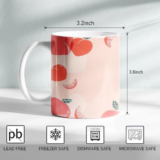 ForVano Beautiful Mug Featuring a Vibrant, Abstract Design with a Gradient of Colors