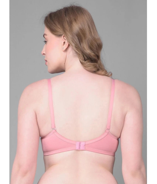 Dollar Missy Pink Cotton Heavily Padded Womens T-Shirt Bra ( Pack of 1 ) - None