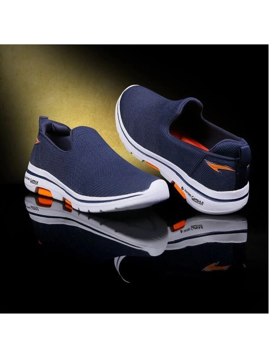 ASIAN SUPERWALK-08N Navy Mens Slip-on Shoes - None