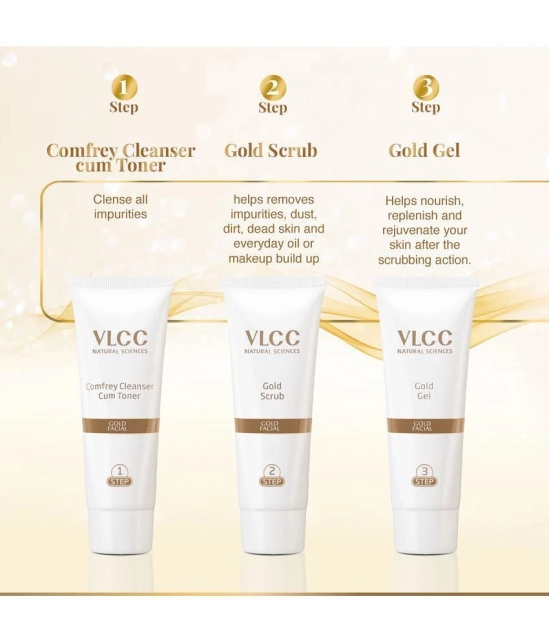 VLCC Gold Facial kit & Diamond Facial kit, 60 g (Pack of 2)