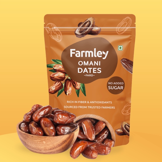 Farmley Premium Fard Dates - 400 g | Khajoor Dry Fruits