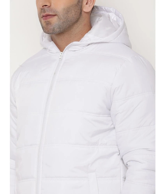 9TY3REE Polyester Mens Puffer Jacket - White ( Pack of 1 ) - None