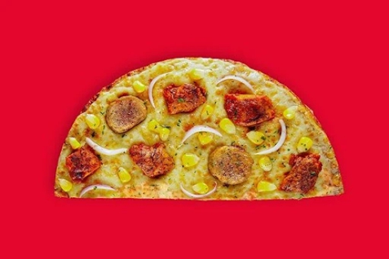 Double Chicken Feast Semizza (Half Pizza)(Serves 1)