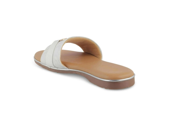 Tresmode Joy White Womens Casual Flats- 40