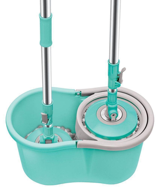 Spotzero - Mop Set ( Adjustable Handle ) - Sea Green