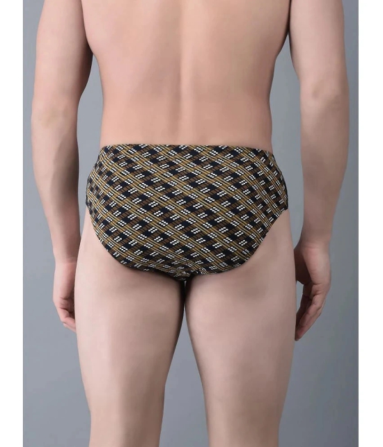 Pack of 3 Dollar Bigboss Assorted Printed Cotton Blend Men Brief - None