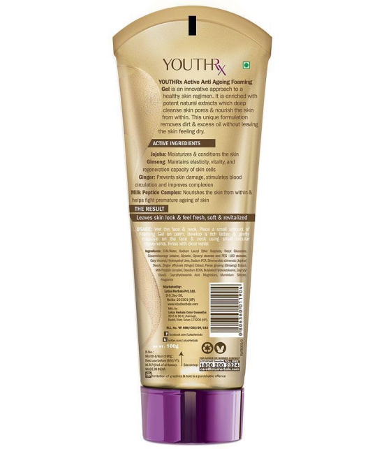 Lotus Herbals YouthRx Active Anti Ageing Foaming Gel 100g