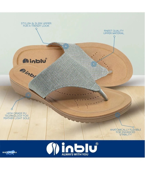 Inblu Gray Womens Flats - None