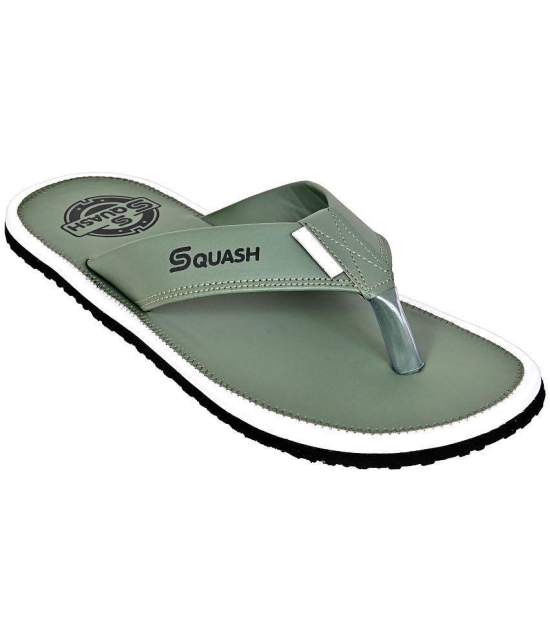 Squash - Green Men's Thong Flip Flop - None