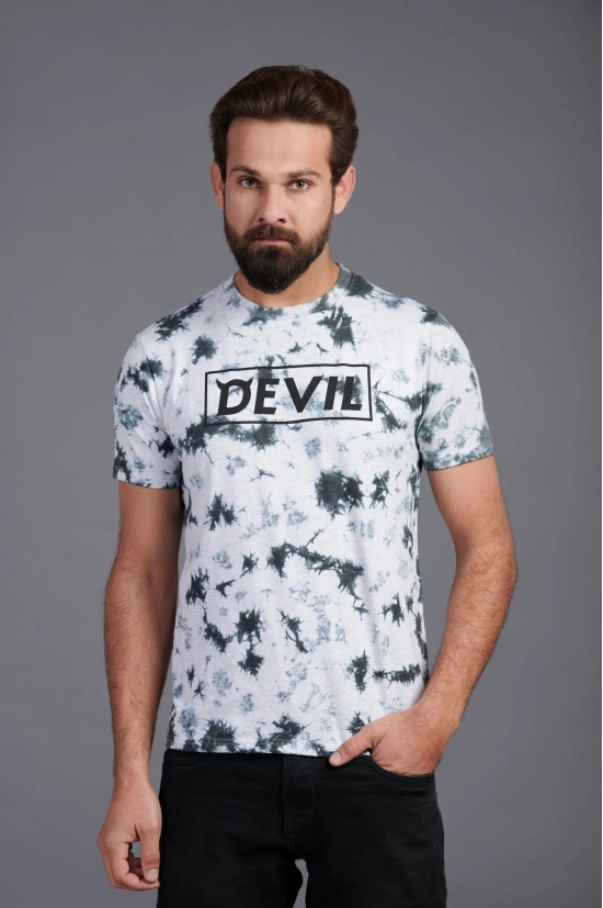 Devil Printed T-Shirt for Men L