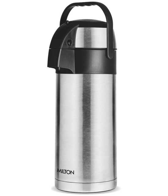 Milton Beverage Dispenser 3000 Stainless Steel for Serving Tea and Coffee, 3090 ml, Silver - Silver