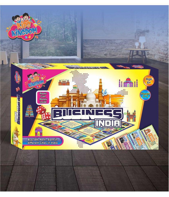 Business India Big Size trading monopoly game for kids and adults