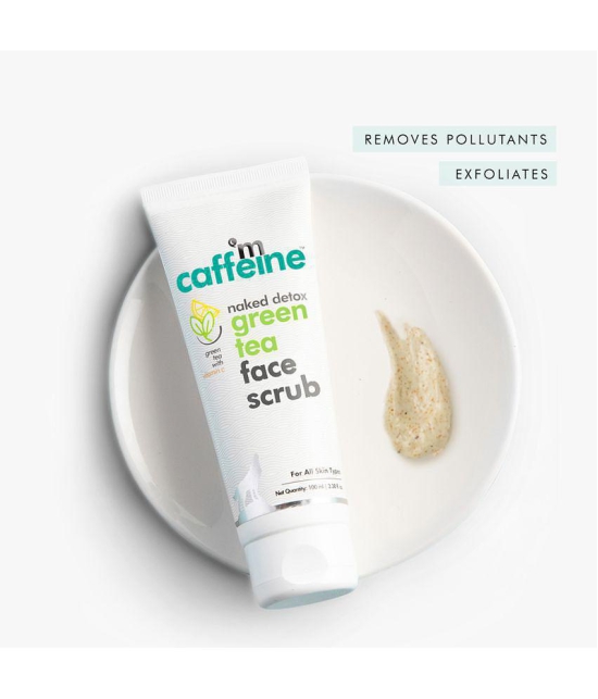 mCaffeine Exfoliating Green Tea Face Scrub (Pack of 2)