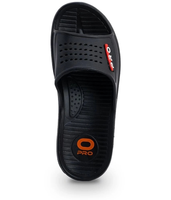 KHADIM - Black Rubber Slide Flip flop - None