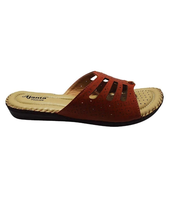 Ajanta -  Tan Womens Flats - None