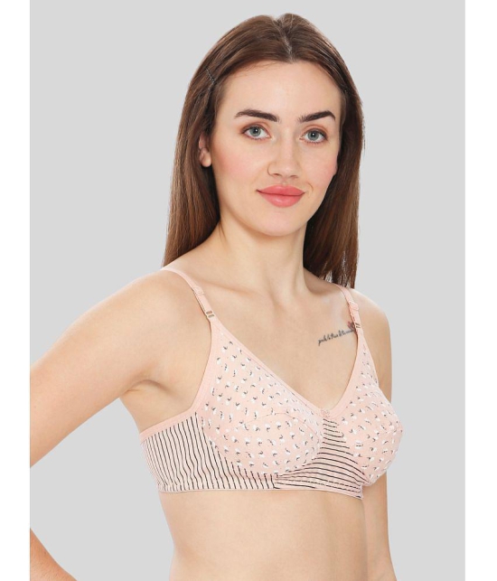 ILRASO - Pink Cotton Non Padded Women's T-Shirt Bra ( Pack of 1 ) - None