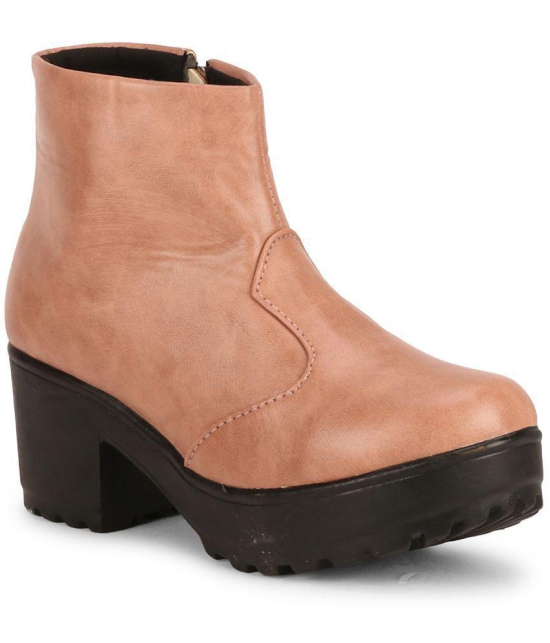 Saheb - Pink Women's Ankle Length Boots - None