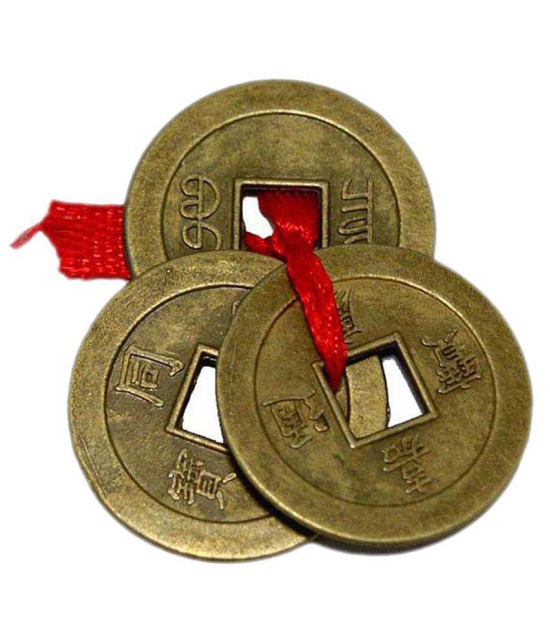 Pratibha Creations Fengshui Coins - Set Of 2