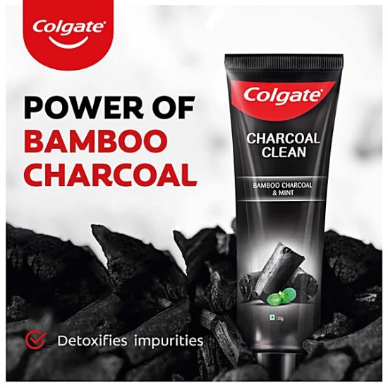 Colgate C. Clean Bamboo Charcoal & Mint, 240 Gm