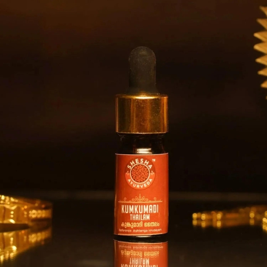 Kumkumadi Thailam Skin Brightening, Tan Removal & Anti-Ageing Night Face Oil-5ML