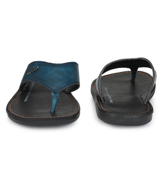 Leeport Blue Flip Flops - 8