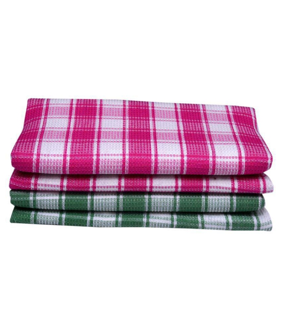 Akhil Set of 4 Cotton Bath Towel Multi - Multi