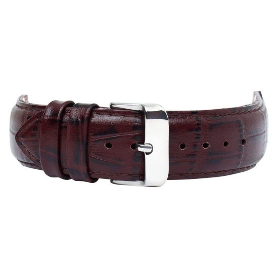 Exelent Leather Mens Replacement Watch Straps Compatible with All Watches with Regular 20 mm Lug Size Brown