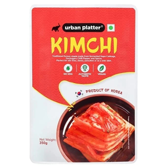 Urban Platter Korean Kimchi, 350g (Product of Korea, Staple Traditional Korean Recipe, Shelf-Stable and Preservative-Free)