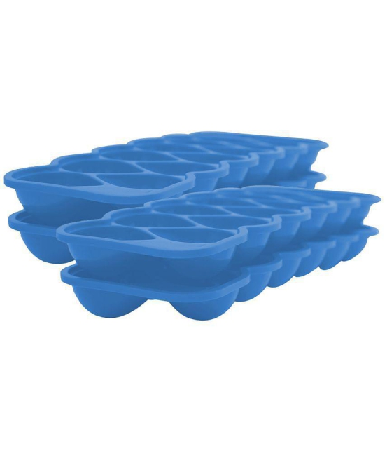 HOMETALES Ice Drop Tray Dark Blue 4 Pcs - Dark Blue