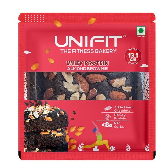 Whey Protein Almond Brownie Pack of 1