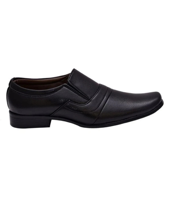 Sir Corbett - Black Mens Slip On Formal Shoes - 9