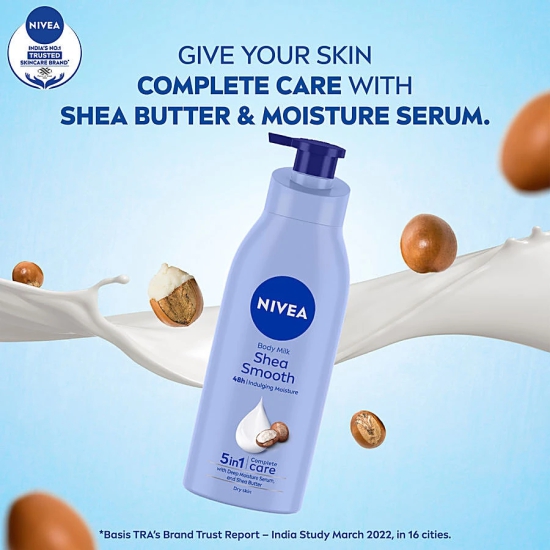 Nivea Body Milk Shea Smooth, 400 ml