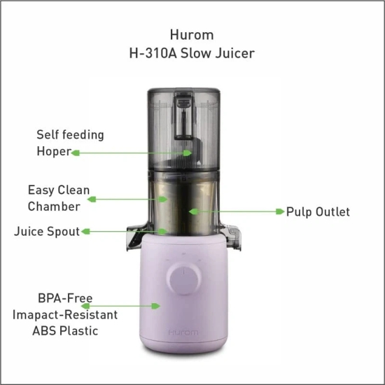 HUROM JUICER H-310A BDC04WH  by Mahavir Home Store