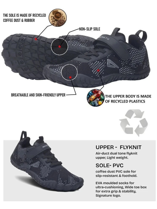 Impakto Black Training Shoes - 7