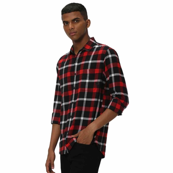 Red & Black Large Check Shirt