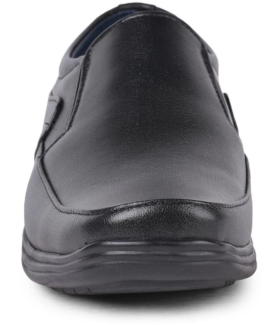 Aqualite Black Mens Slip On Formal Shoes - None